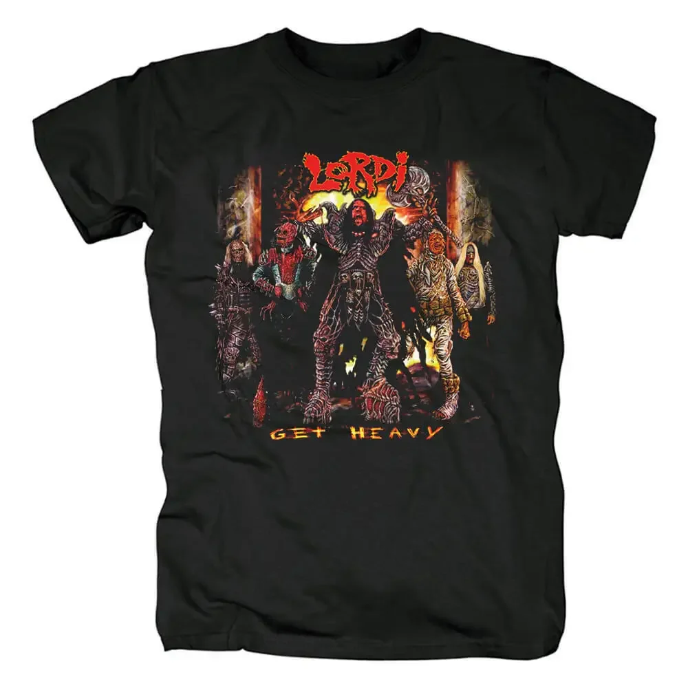 Lordi Finland Band Short Sleeve Black All Size S M L - 5XL Gift Shirt AH947