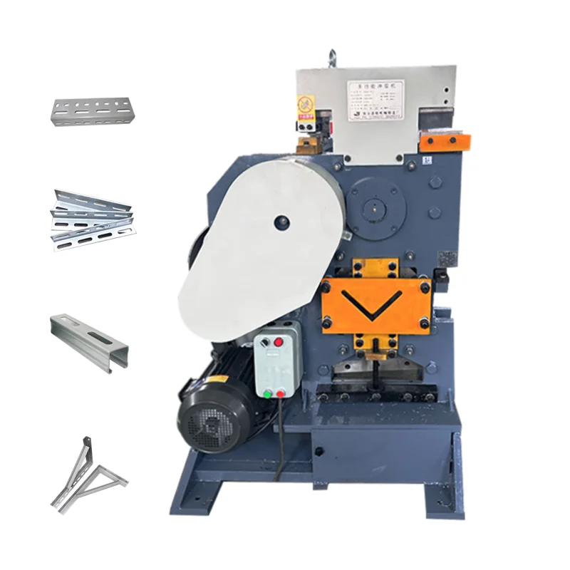 سهلة التشغيل، ماكينة قص وتثقيب هيدروليكية صغيرة فعالة من حيث التكلفة، عامل حديد لورشة العمل #6