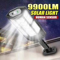 Newest Powerful Solar Lights Outdoor Solar Lamp Of Motion Sensor 4 Mode Waterproof IP65 Solar Garden Light Street Yard Lantern
