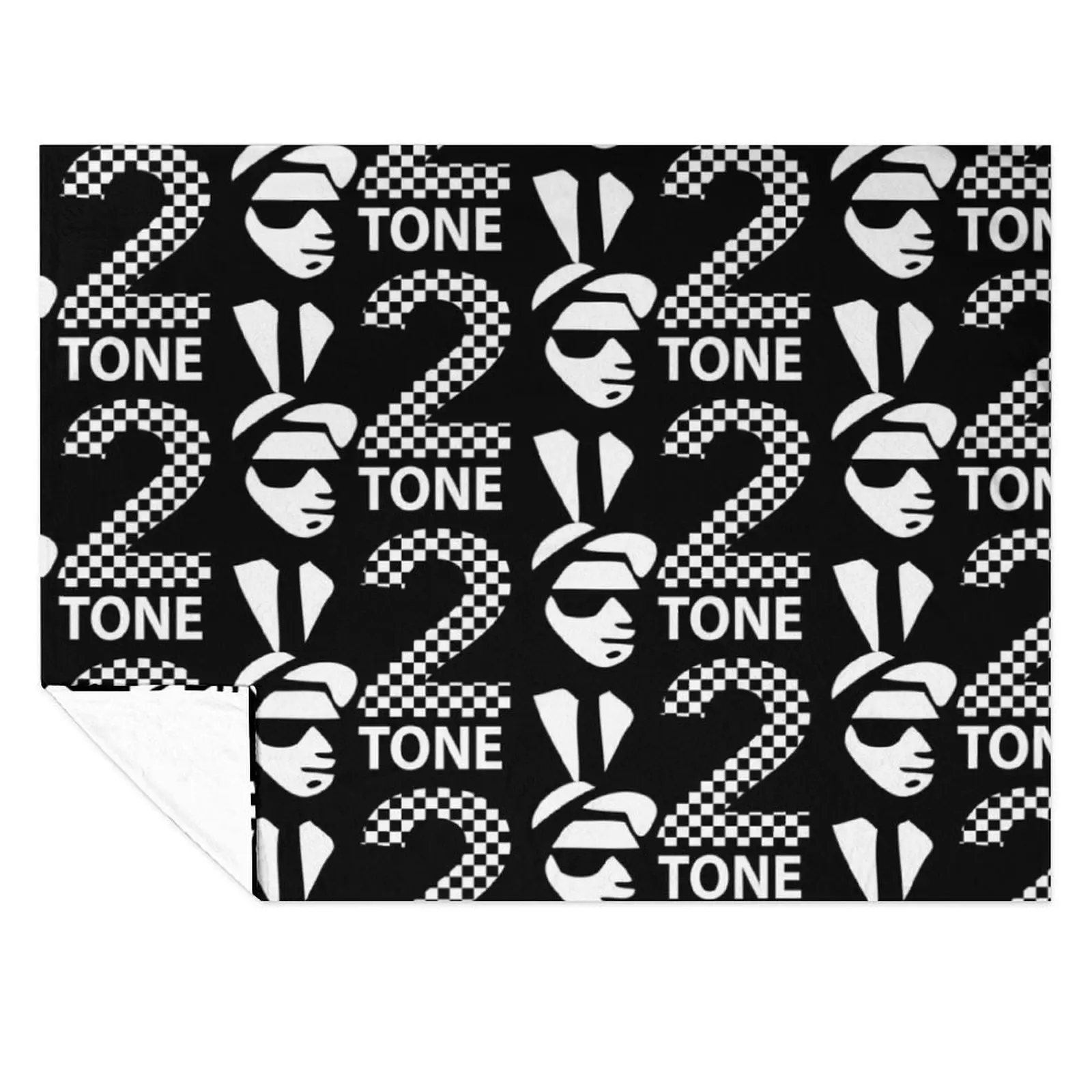 

The Specials 2 Tone | Rude Boy Two Tone Ska 2 Music Records Throw Blanket valentine gift ideas Moving Thermal Blankets