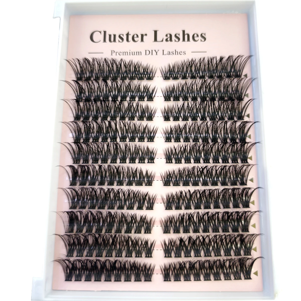 60-reihiges DIY-Wimpernverlängerungs-Set, Cluster, individuelles Wimpern-Set, Mix-Stile, 10–18 mm, mit Bindung und Dichtung, Augen-Make-up-Werkzeug – Detail 25