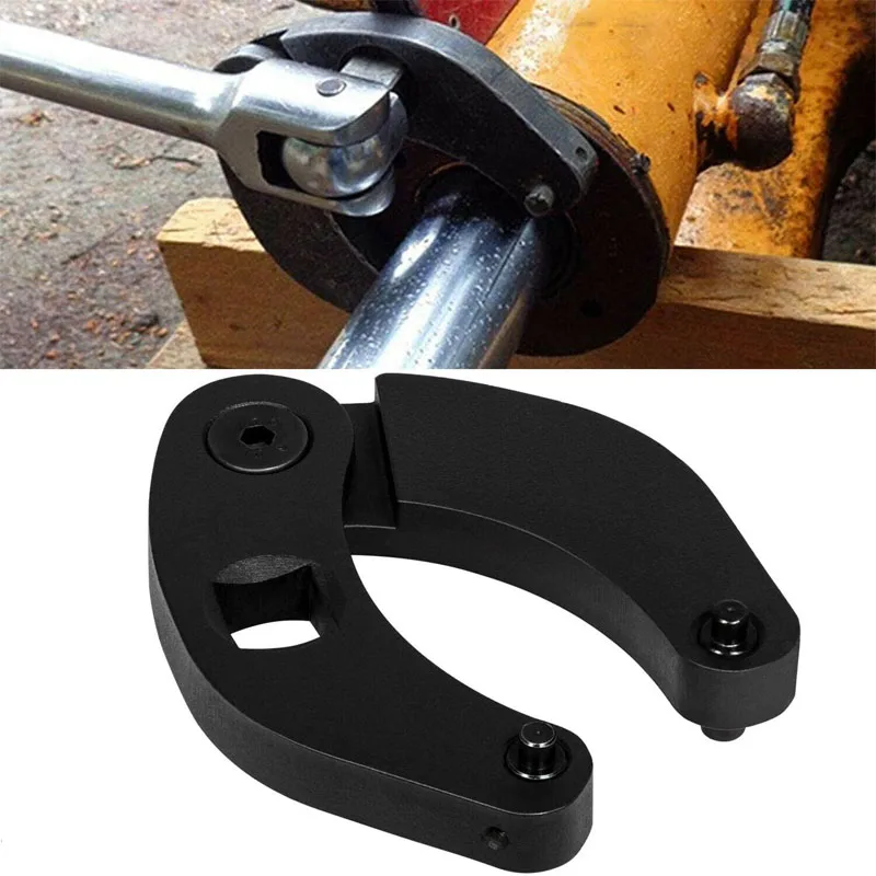 

1266 Adjustable Gland Nut Wrench for Hydraulic Cylinders with Nuts from 2" to 6 on Most Farm and Construction Equipment