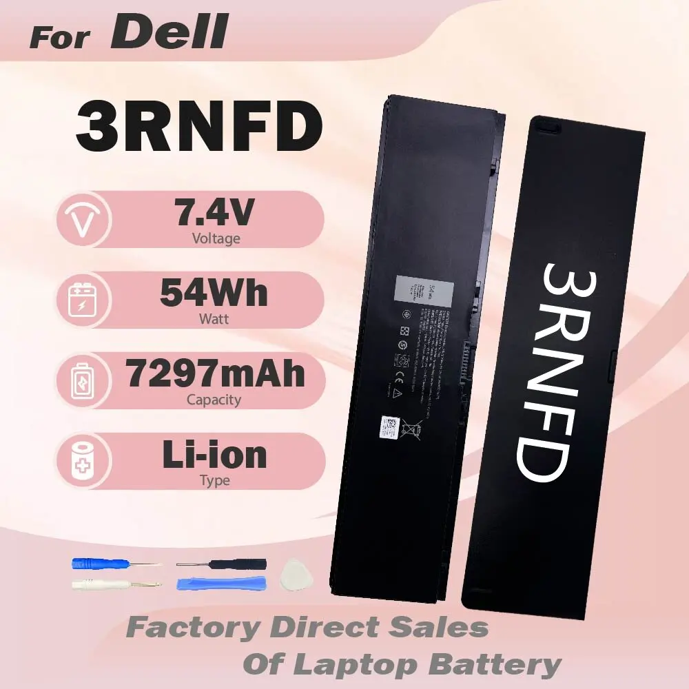 3RNFD 34GKR Battery for Dell Latitude 14 7000 E7440 E7450 E7420 7440 7450 34GKR E225846 PFXCR 0G95J5 F38HT V8XN3 909H5