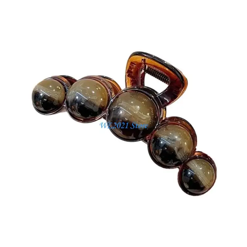 G5GC أنيقة الشعر مخلب شعر قوي آمن عقد مقطع هندسي الشعر حامل ذيل حصان لتسريحات الشعر الأنيقة كل يوم ارتداء #4