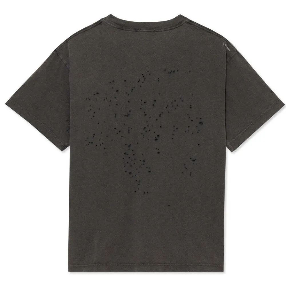 SATISFY sports and leisure horse print short-sleeved T-shirt