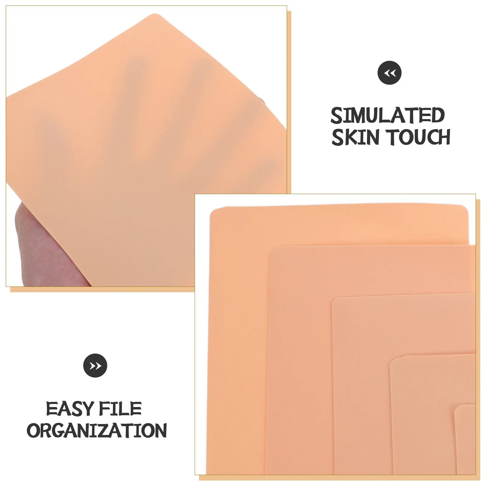 30Pcs Silicone Practice Skin Blank Reusable Eyebrow Practice Mats For Salon Professional Fake Double Sided