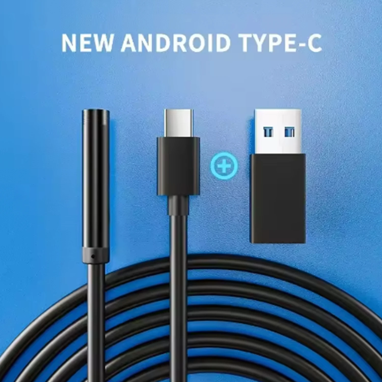 7 مللي متر مايكرو USB كاميرا المنظار IP67 مقاوم للماء كاميرا Borescope الصناعية 6 LED ضوء كاميرا قابلة للتعديل لشاومي هواوي PC #2