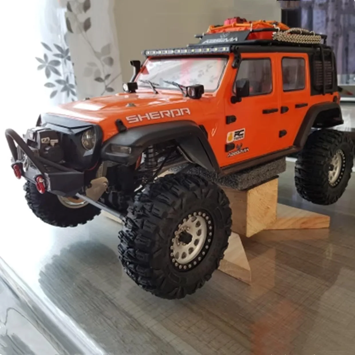 RCXAZ 4 PCS 115-133mm 2.2 "Pneus de roda de borracha para 1:10 RC Crawler Car Traxxas TRX4 TRX6 Axial SCX10 90046