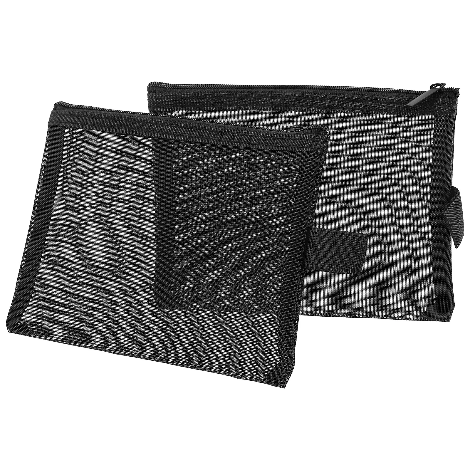 2 قطعة حقائب مكياج شبكية من النايلون، منظم أدوات الزينة خفيف الوزن، تخزين مكياج صغير للسفر #5