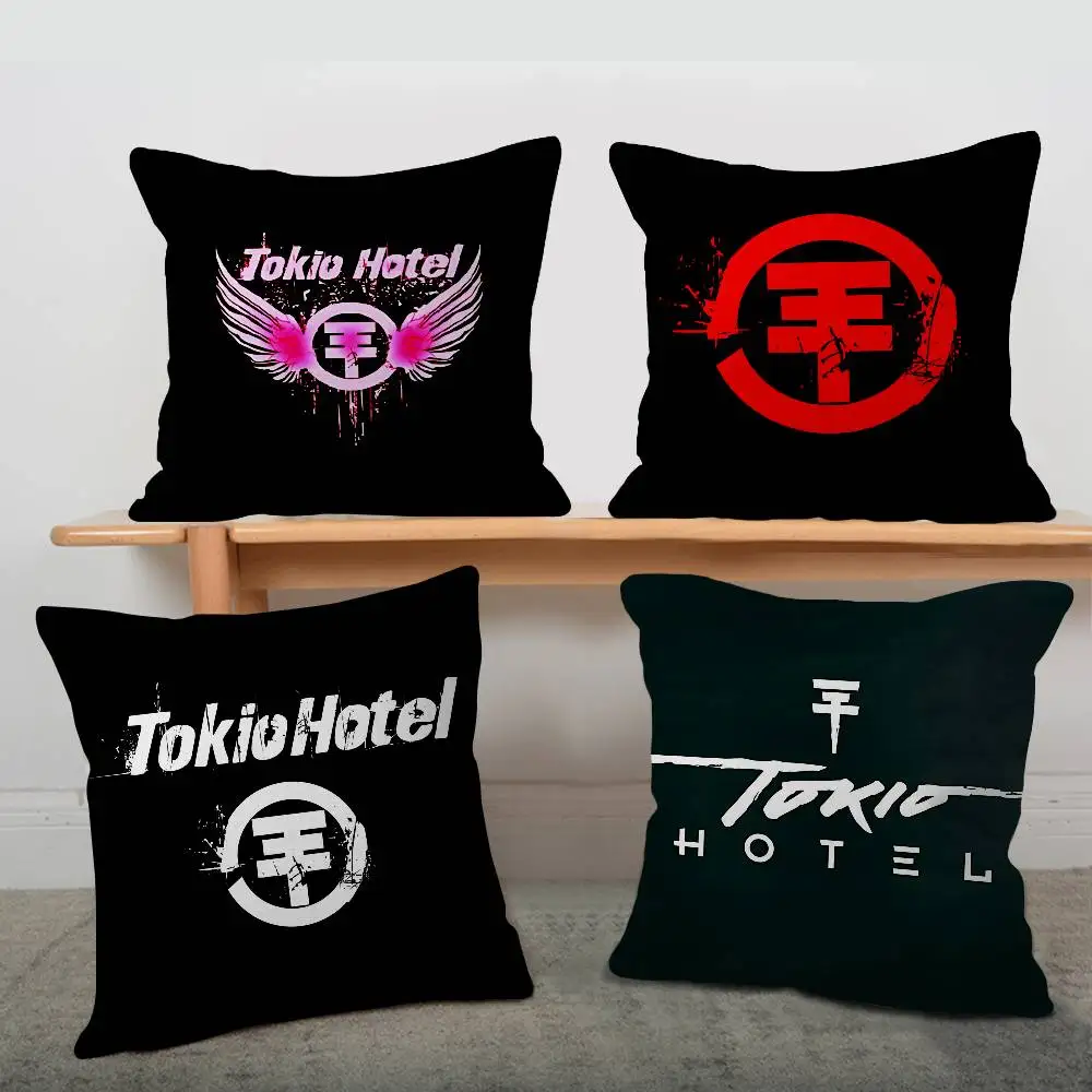 Classic Band T-Tokio H-Hotel Pillow Anime Pillow Sofa Bed Head Pillow Cover Cushion Cover 45x45 cm Fashion