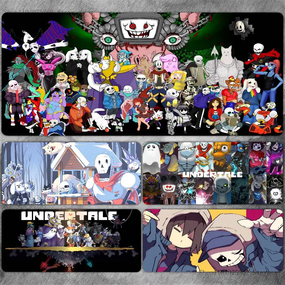 لوحة ماوس Undertale GAME مضادة للانزلاق مناسبة للكمبيوتر المكتبي والرياضات الإلكترونية ولوحة المفاتيح XXL