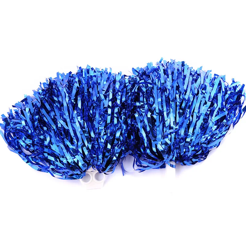 

1 Pair Cheerleading Team Pom Poms Hand Shake Ball Flowers for Contest Cheer Games Birthday Wedding Party Celebration Porp