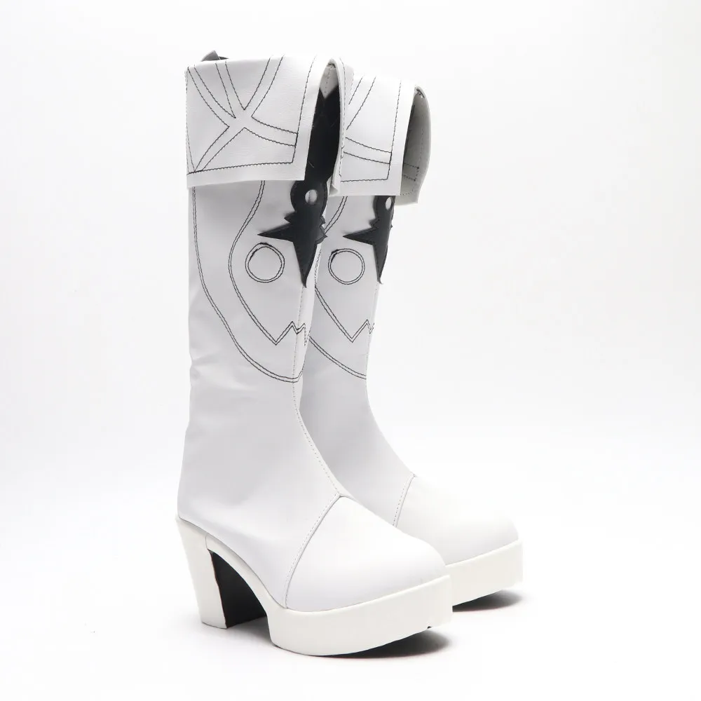 Game Arknights Texas Custom Made Cosplay Shoes Boots Halloween Carnival Props