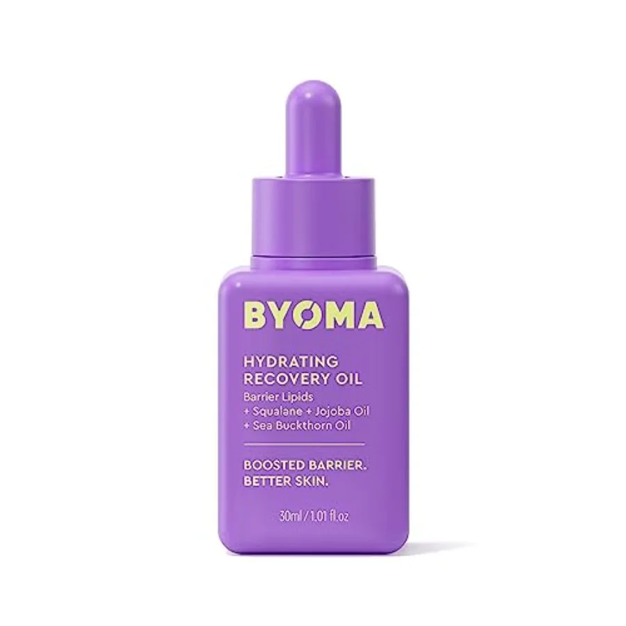 Aceite hidratante de Rvery Aceite facial de lujo con aceite de jojoba de squalano Aceite de espino amarillo Reparación instantánea de barrera de piel radiante y brillante Fac