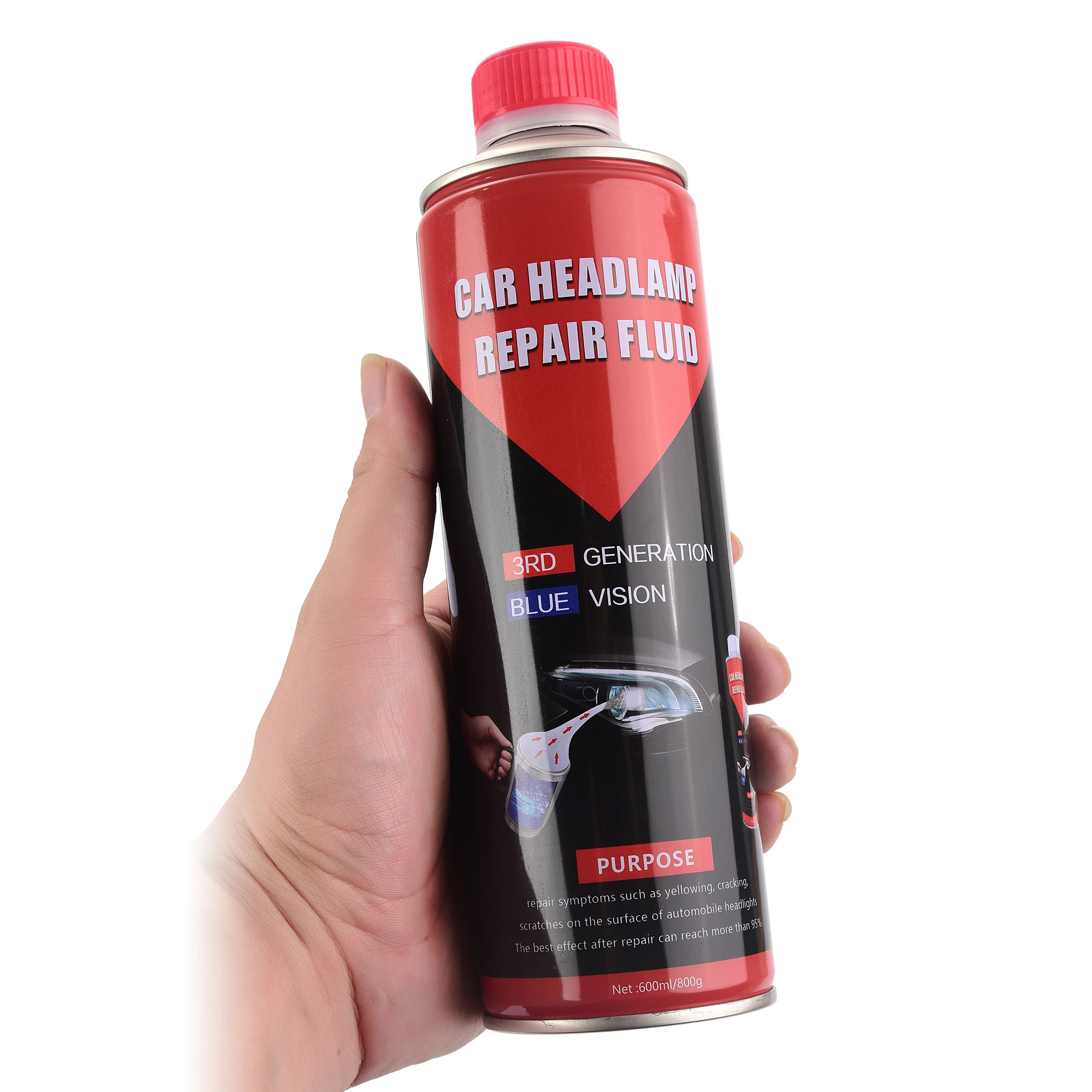 800ML Car Headlights Len Renovation Polishing Kit Liquid Polymer Heated Evaporator Anti-scratch Polishing Cleaning Tools