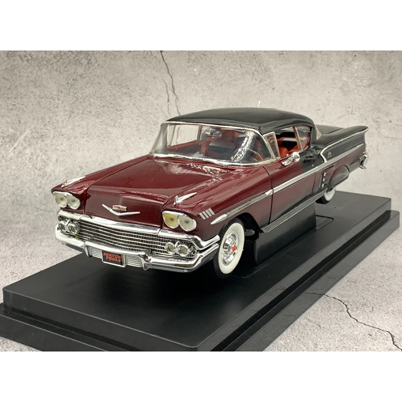 

ERTL Diecast 1:18 Scale 1958 Impala Vintage Car Alloy Car Model Finished Simulation Collection Decoration Gift Display