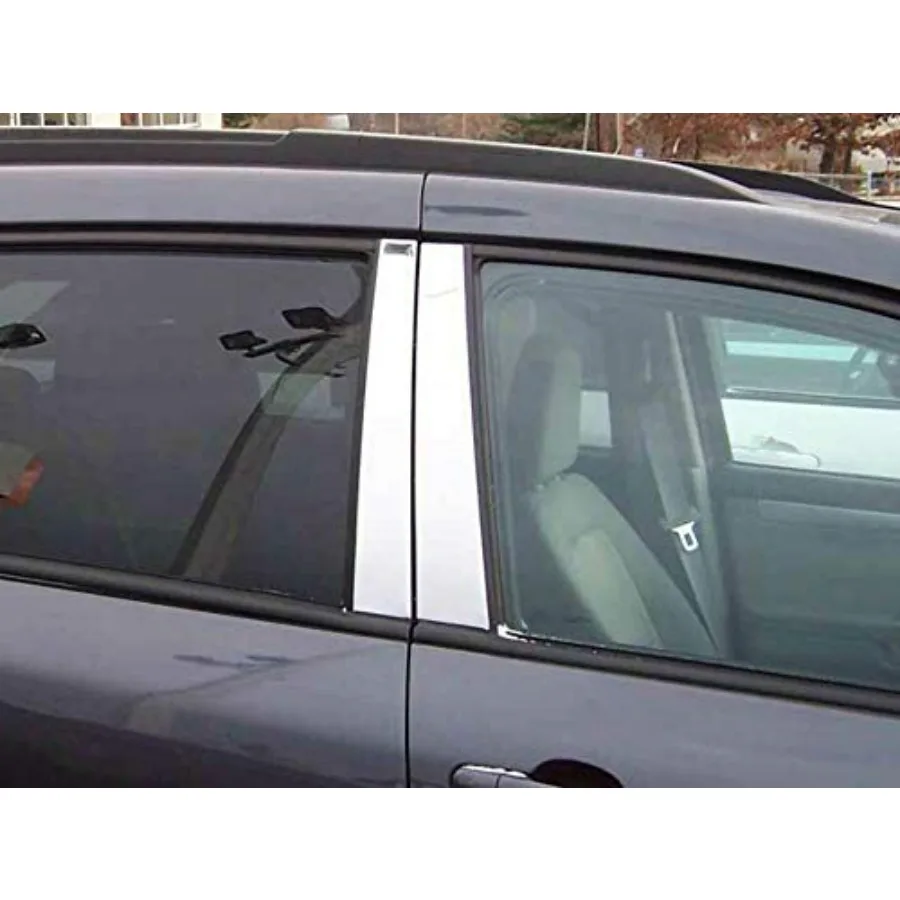 

2007-2009 Suzuki XL-7 4-Piece Stainless Pillar Post Trim Compatible with Interior Door Trim Silver Finish Durable Stainless Ste