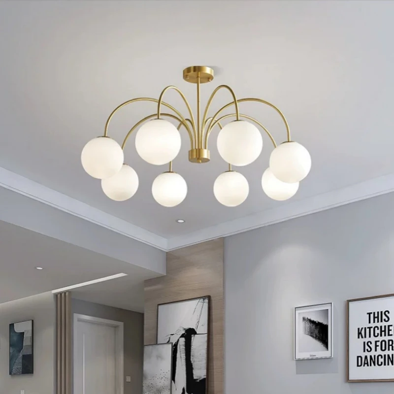 

Modern E27 LED Chandelier Light For Living Room Bedroom Dining Table Kitchen Study Ceiling Pendant Lamps Lustre Home Decoration