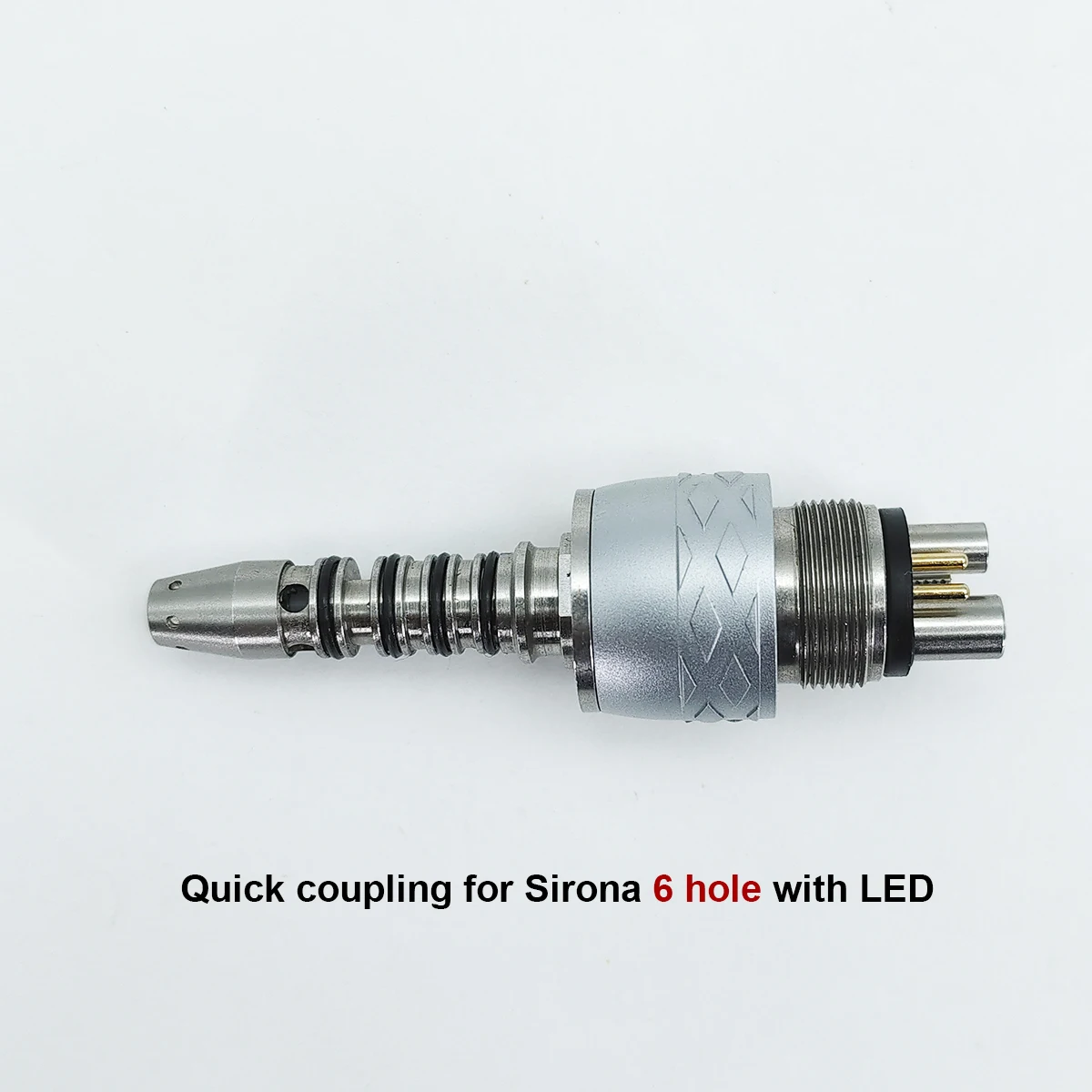 Professional 6 Holes Dental Coupler with LED Light, Quick Connect Adapter for Repairing Dental Chair view 5