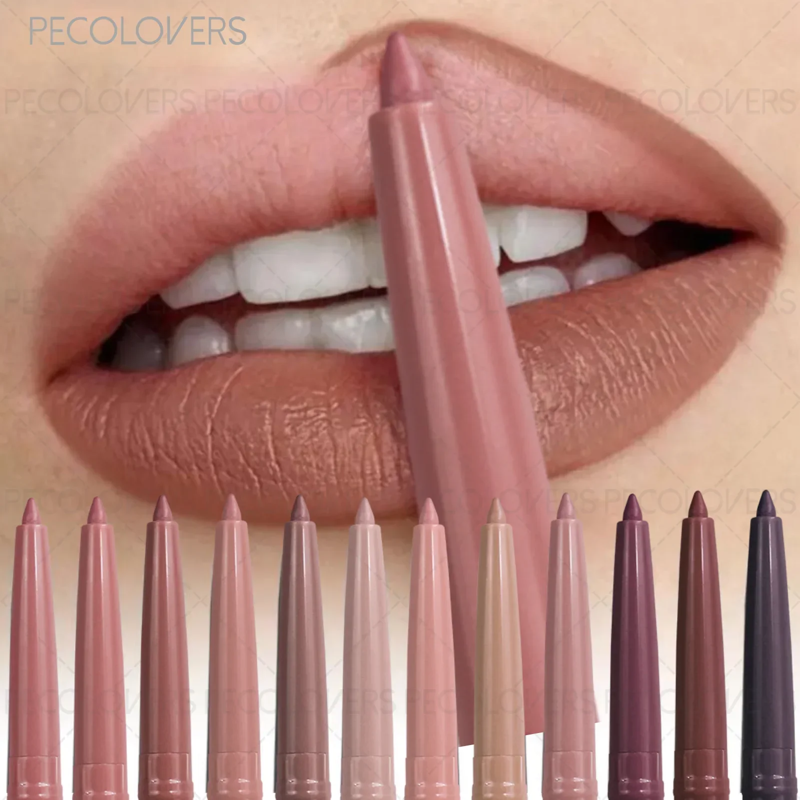 Matte Lip Liner Lipstick Pen, waterdicht, langdurig, niet plakkerig, natuurlijke lipmake-up-look, voor alle liptypes, perfecte cadeaus