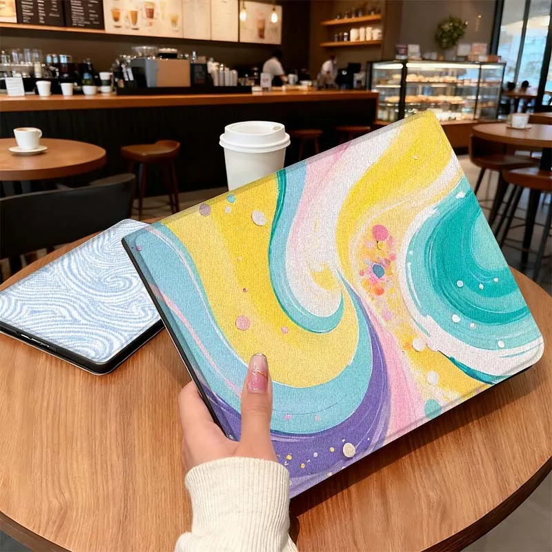 

Ripple Creative Art Pattern For Honor Tab Tablet MagicPad 3 6 7 X8 V7 V8 8 9 X9 X8a X9a 10 Pro Inch 2020 2021 Tablet Case