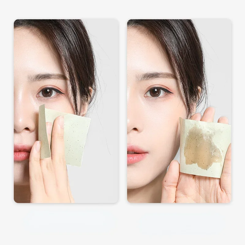 Facial Oil-absorbing Paper for Makeup Removing Facial Oil-control Shrinking Pores Paper Women Oil-absorbing Face Blotting Paper