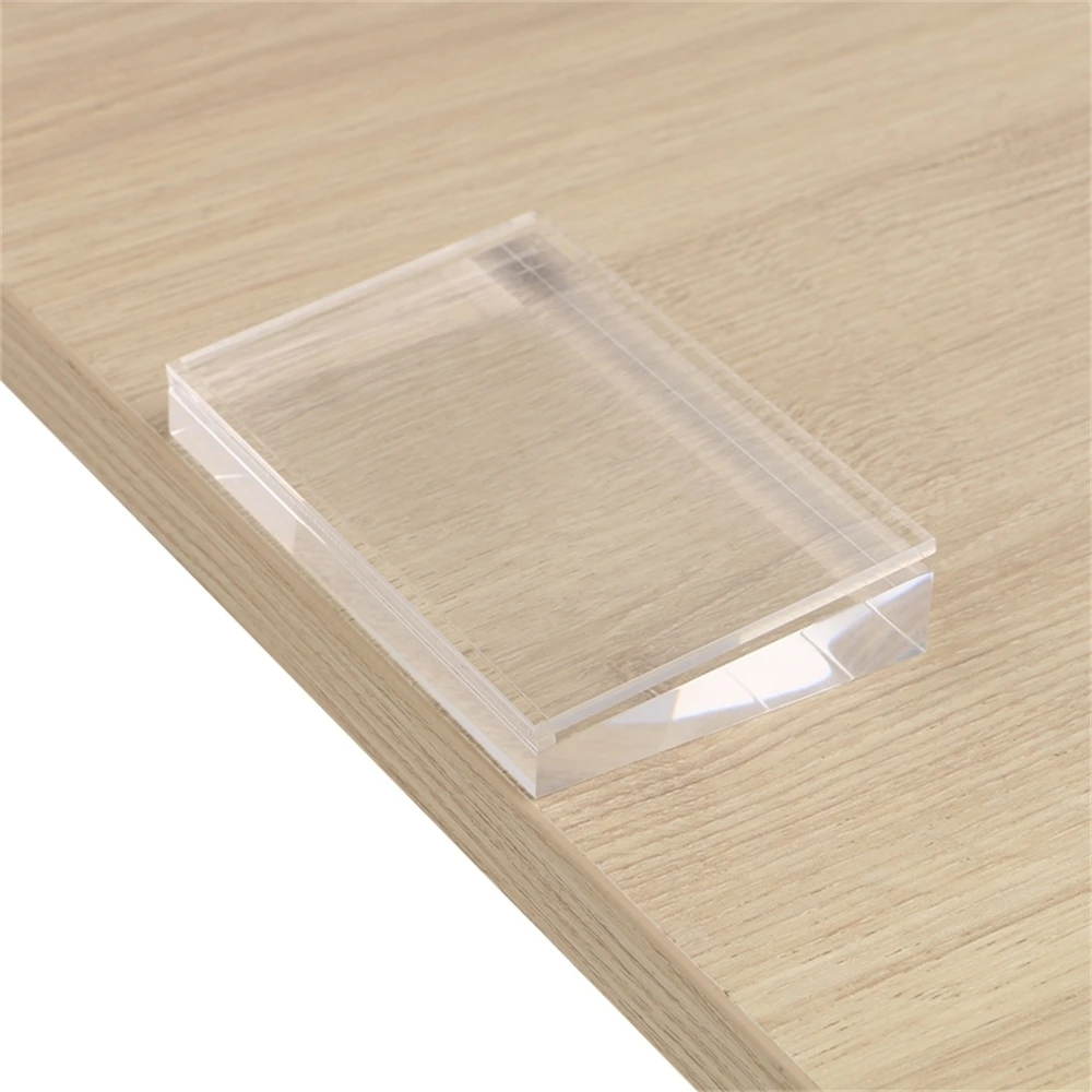 

Slant Table Magnetic Acrylic Price Tag Sign Holder Display Stand Store Desk Picture Photo Label Card Payment Scan Block Frame