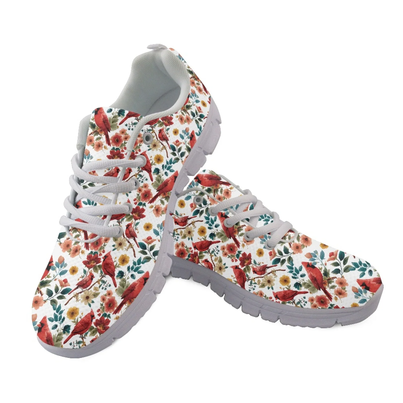 Coloranimal Penguin Ice Cream Fashion 2026 Athletic Sport Footwear Women's Walking Sneakers Lace Up Walking Shoes for Mens