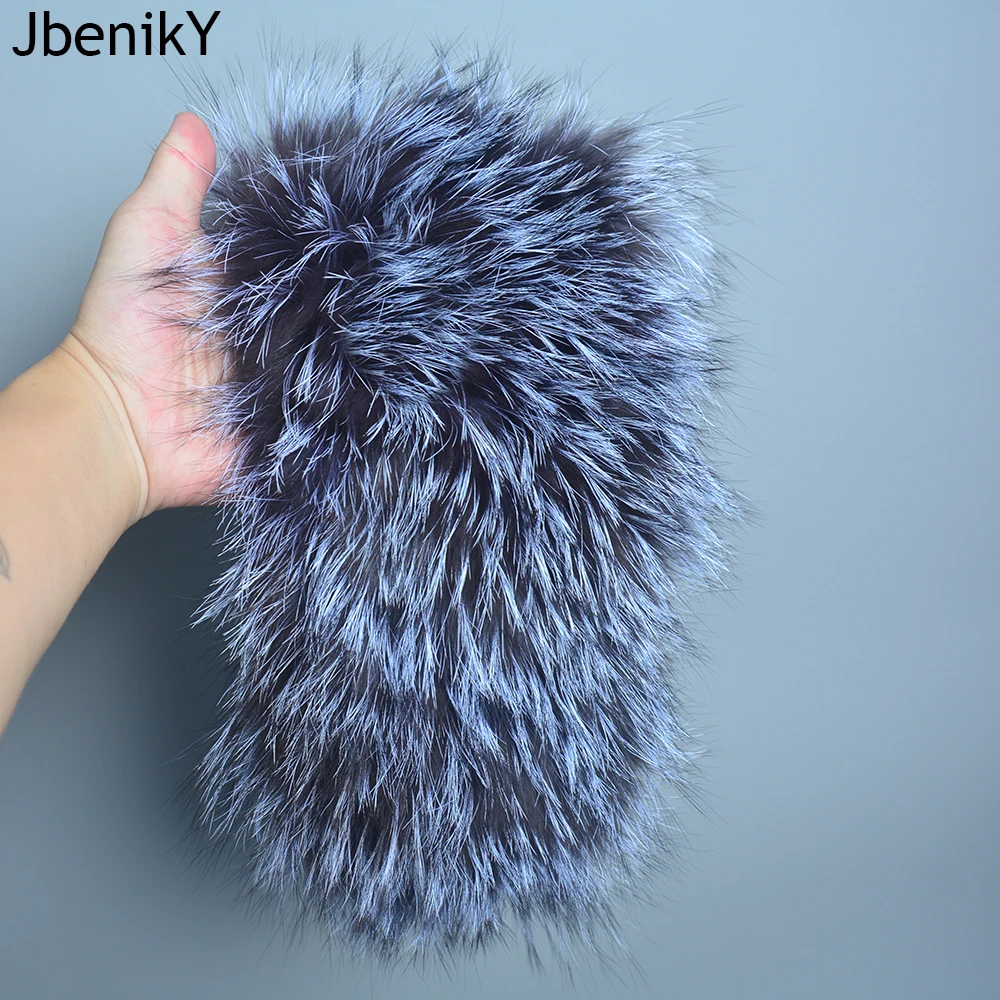 2024 New Good Elastic Knitted Genuine Real Fox Fur Ring Scarves Warm Fox Fur Headband Women Winter Fashion Real Fox Fur Scarf