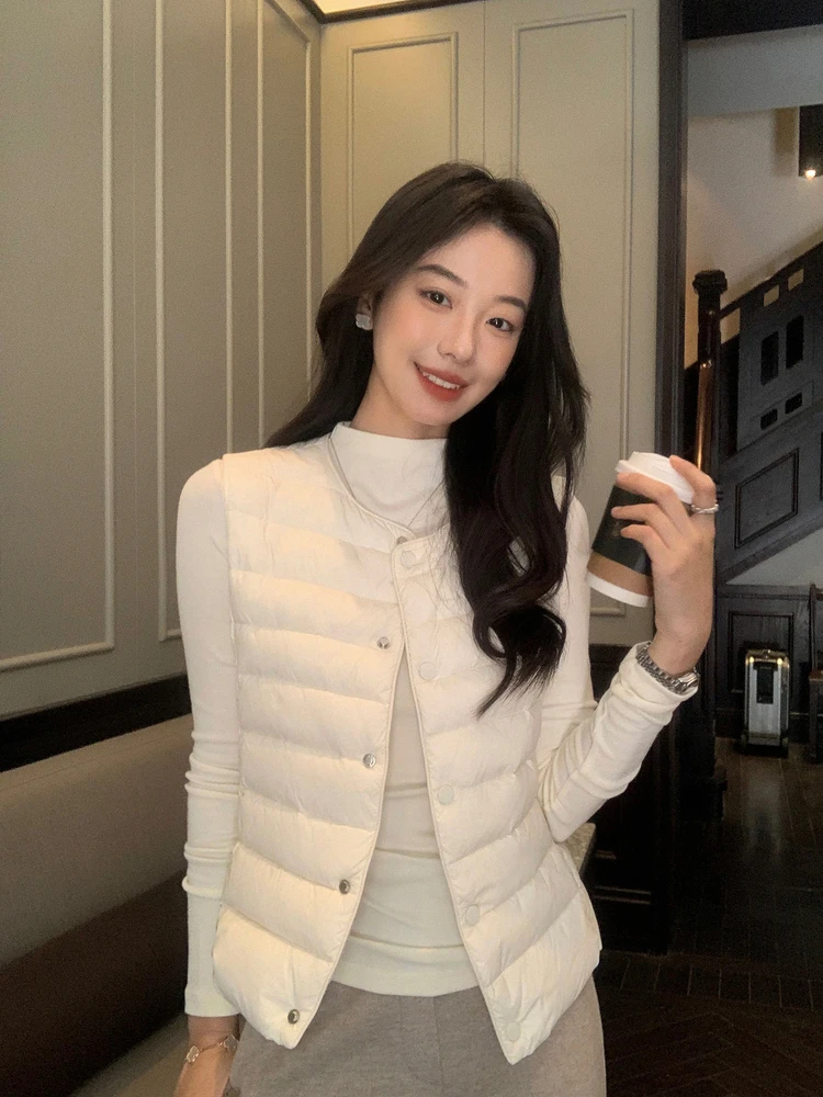 

MULVAN 75 Cloud Domain Lightweight Women's down Jaet 90 White Du down Vest Casual Sle Long Sve Regular Length