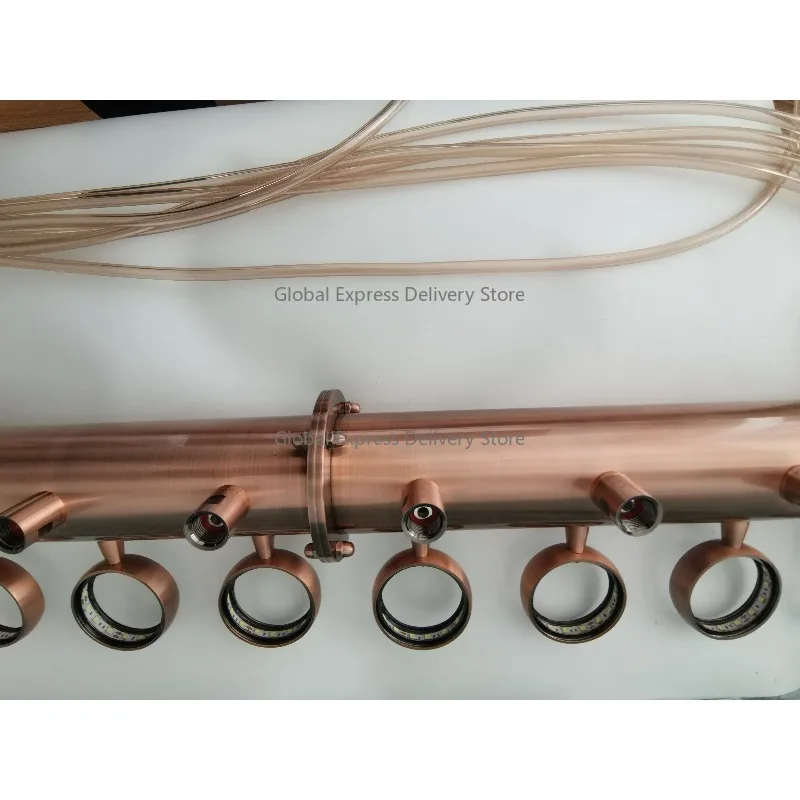 8 Tap Copper U Shaped Bridge Beer Tower