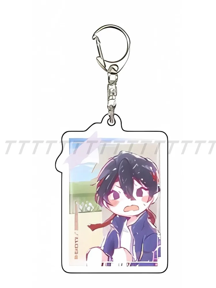 Anime Yuzuriha Game Acrylique Porte-clés Pendentif pour Cadeau, Osananajimi ja Gaman Dekinai, Butter Aoi