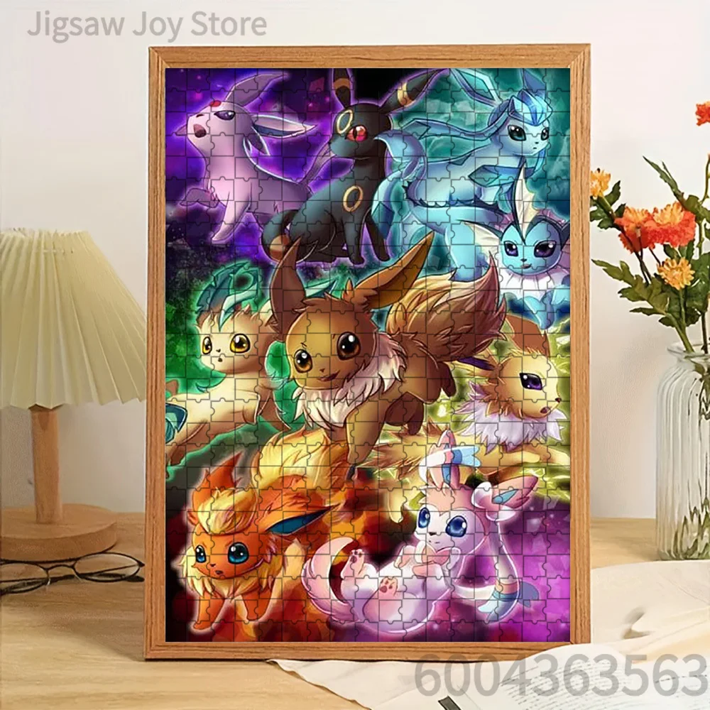 

Paper Jigsaw Puzzle Eevee and All Eeveelutions Fantasy Artwork Brain Teaser