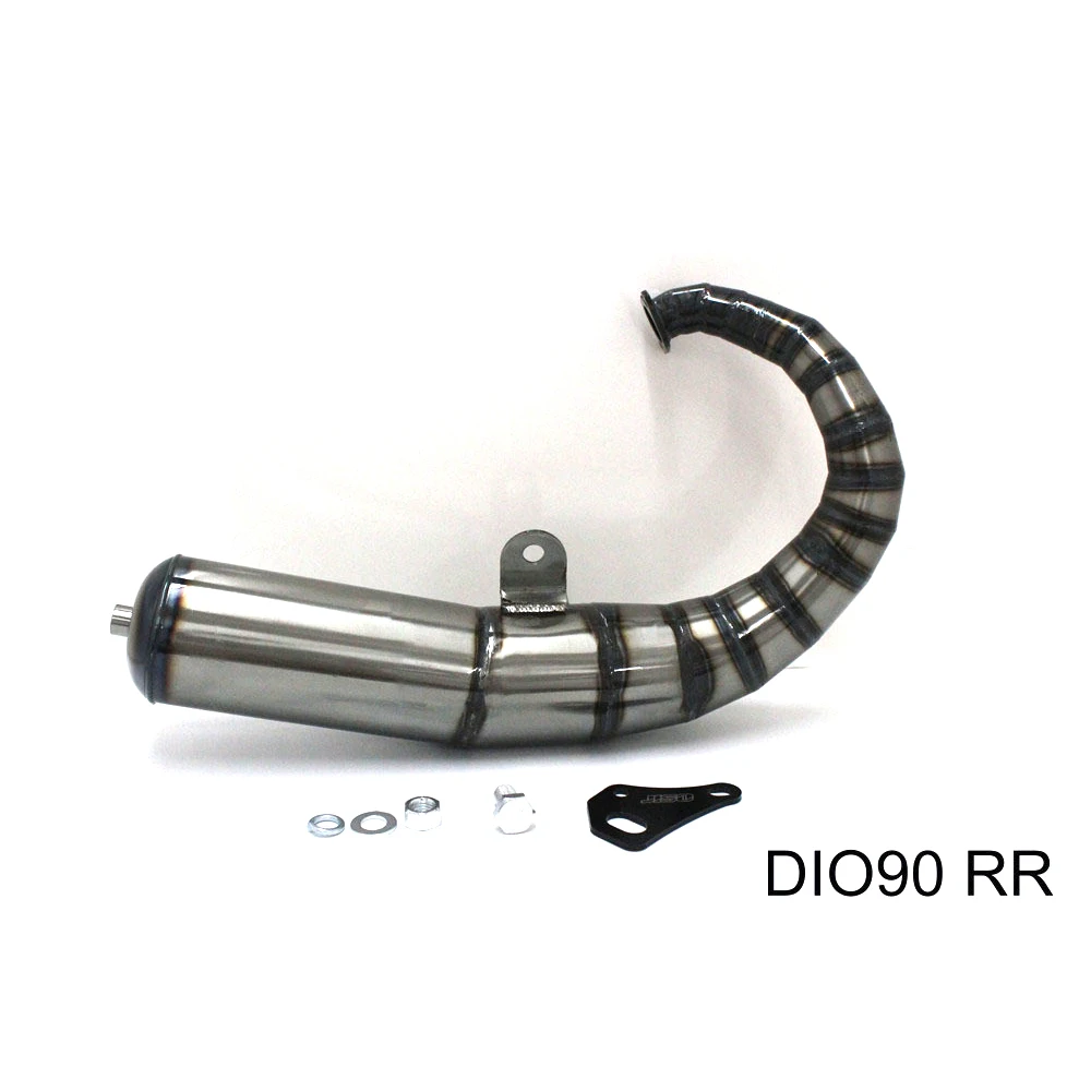 Motorcycle V8 exhaust pipe Full Exhaust System for JOG V8 DIO V8 BWS V8 ZX V8 DIO90 RR DIO 26AA ZX 26AA