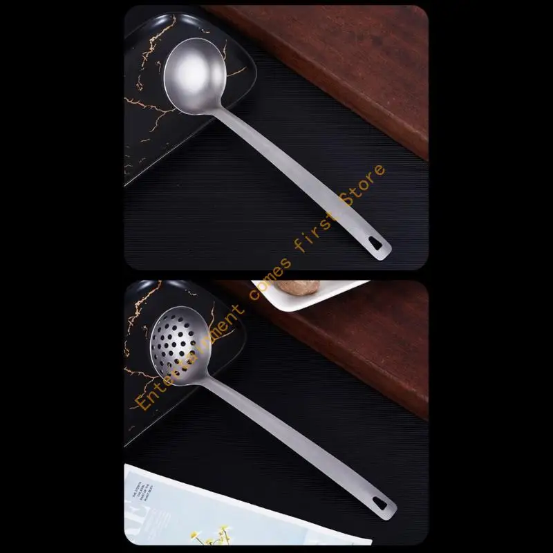 Warmth Resistant Iron Colander Spoon For Hot Pot Picnics And Professional Kitchen Use 55KD
