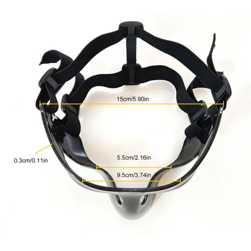 Basketball Mask Elastic Strap Protective Facial Cover Face Mask Football Nose Guard Shield Mask for Anti-collision Equipment