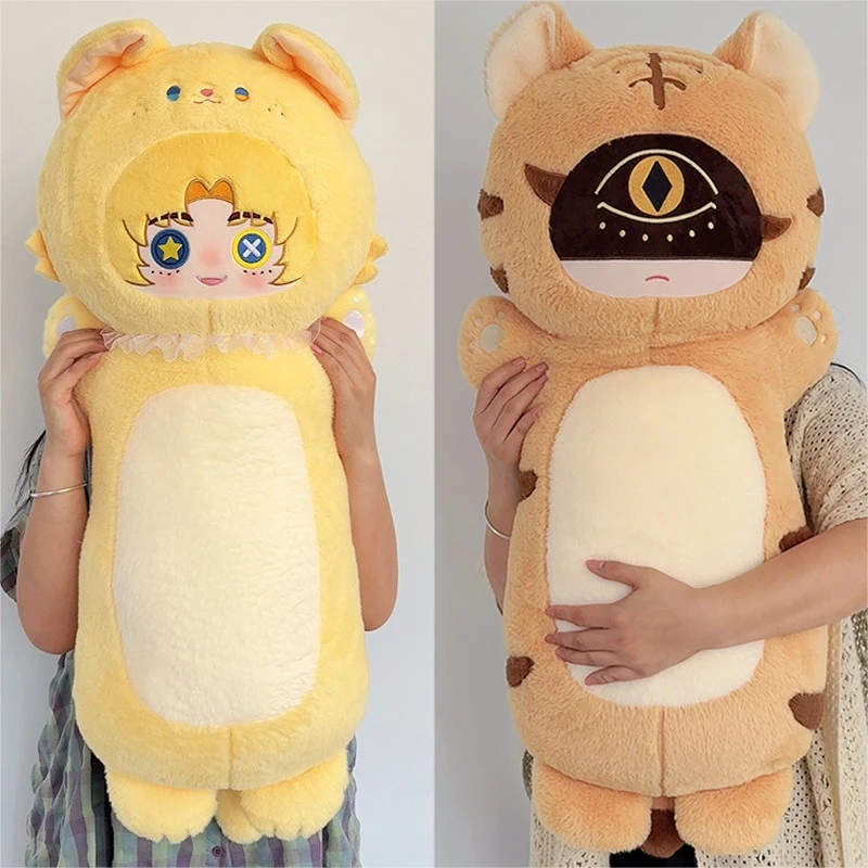 الهوية الخامس لعبة أنيمي كوس البهلوانية إيلي كلارك سير إيما وودز بستاني 2025 للجنسين 80 سنتيمتر الكرتون لطيف أفخم شريط طويل وسادة هدية