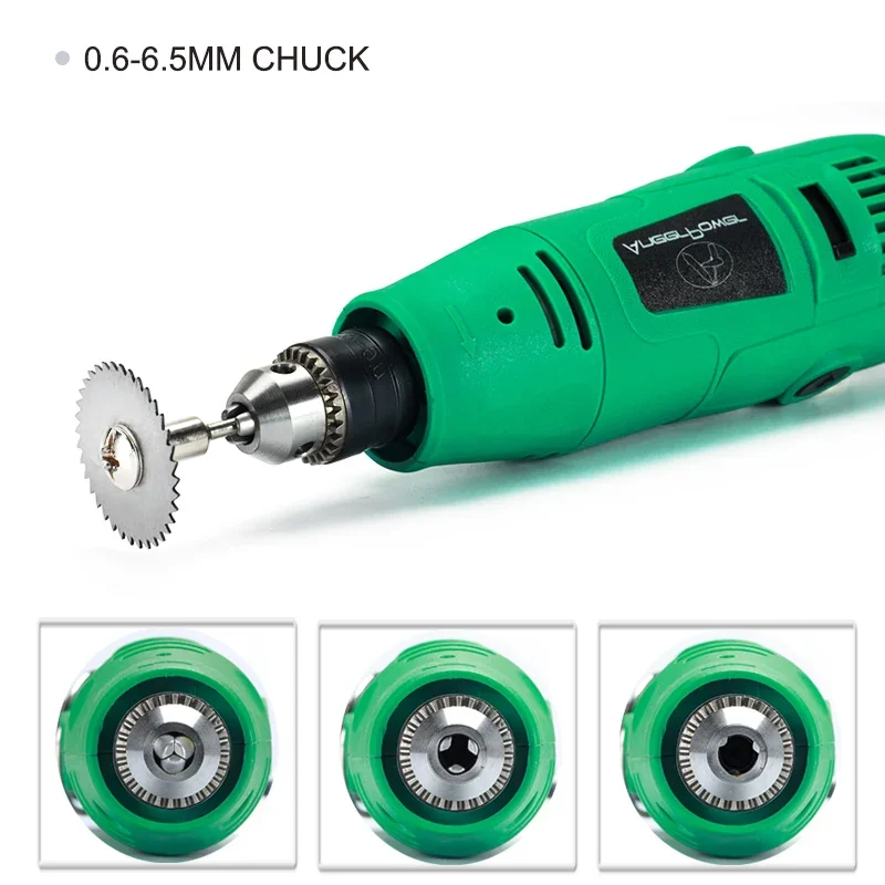 Dremel 260W Mini Bohrmaschine Graveur Drehwerkzeug Poliermaschine Elektrowerkzeug 5 Variable Geschwindigkeit Gravurstift mit Zubehör