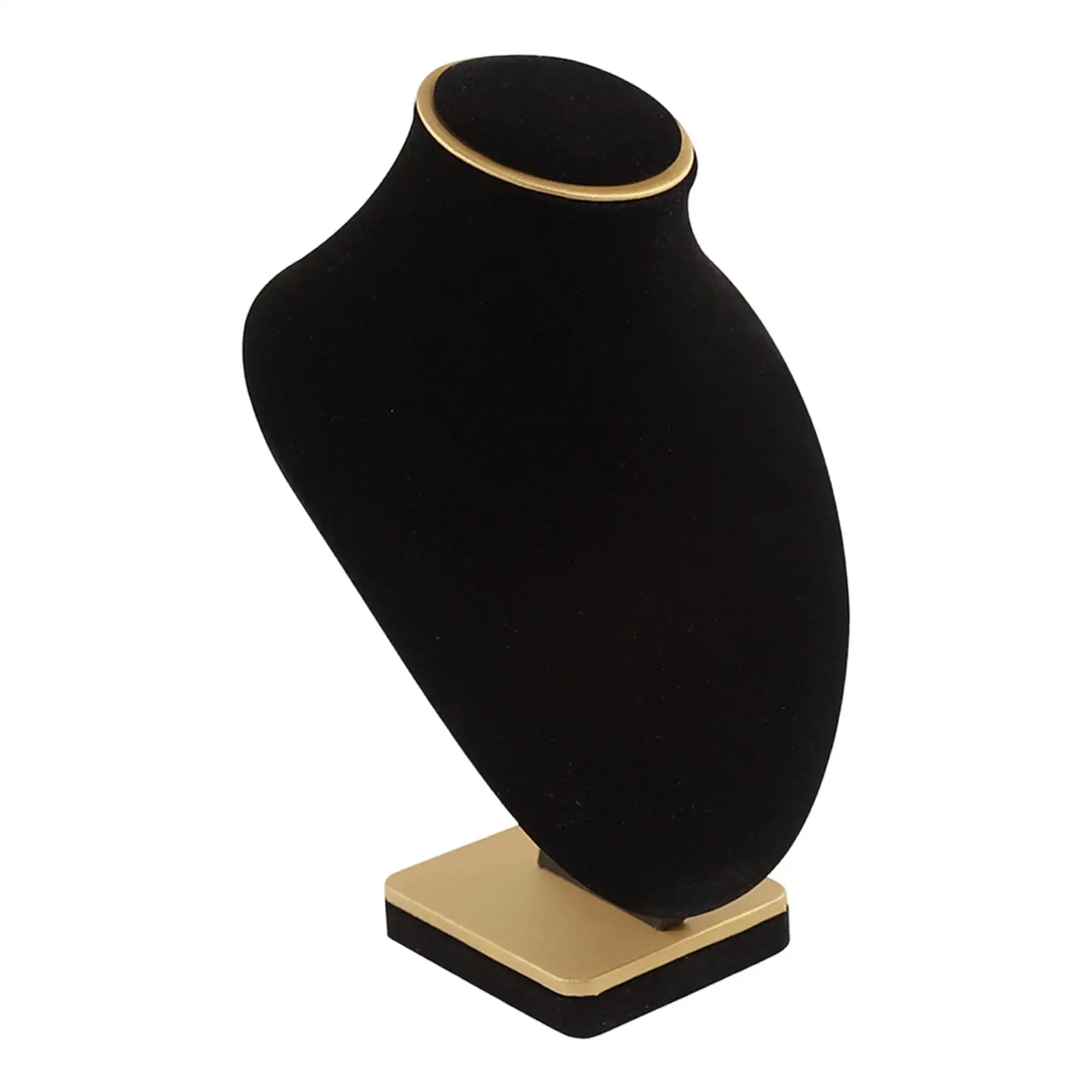 Organizzatore porta collane Espositore per busto in velluto Scaffale da tavolo per boutique e negozi di gioielli