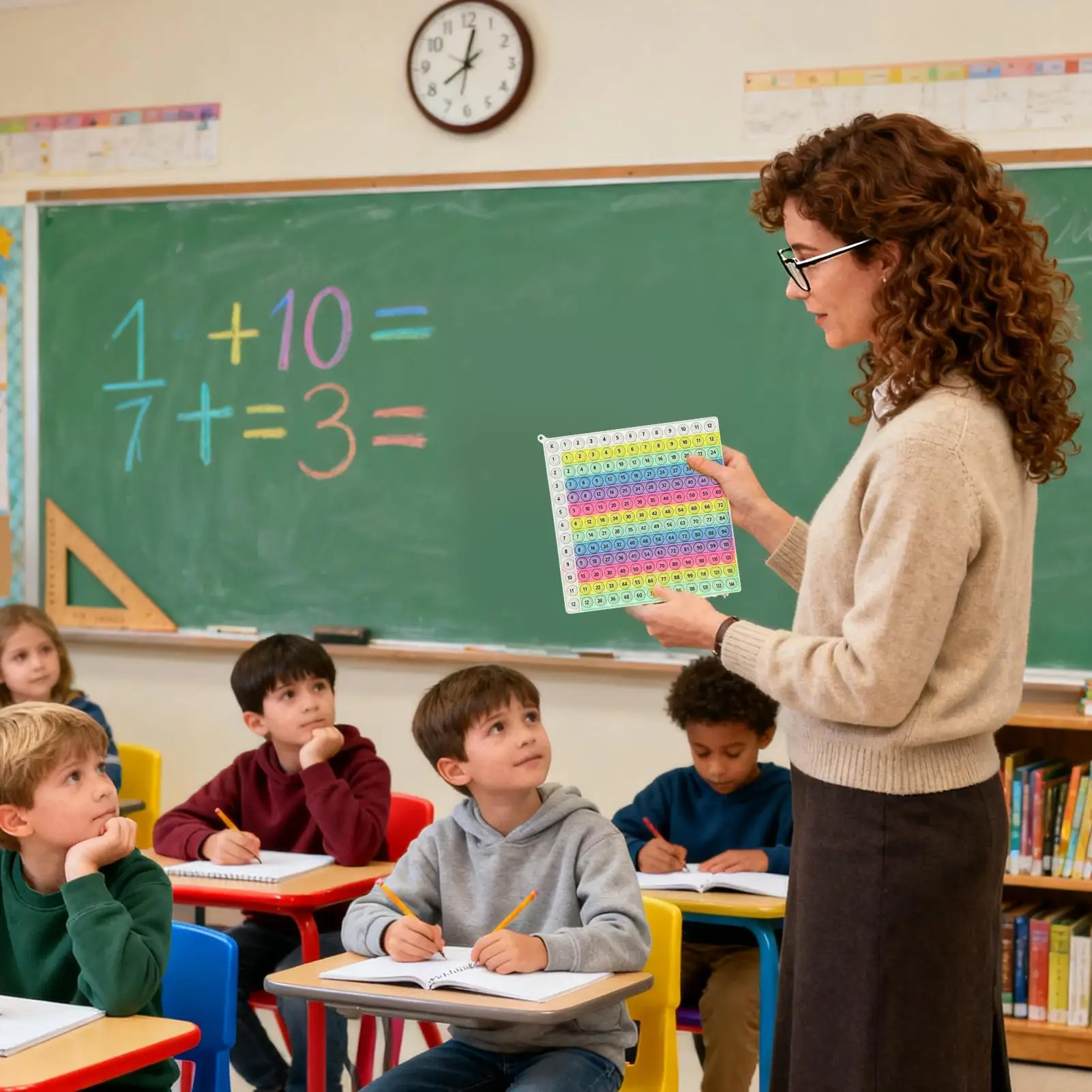 곱셈 보드 피젯 차트 교육용 장난감 어린이 수학 공식 학습 장난감 학생 유아 어린이 소년 소녀 학교용