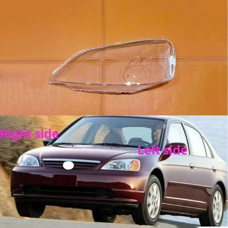 

For Honda Civic 2001 2002 2003 Car Headlight Shell Replacement Headlight Cover Headlamp Lens Headlight Glass