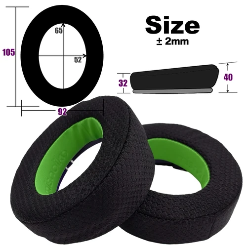 Imagen 2 del producto Misodiko Reemplazo de almohadillas ovaladas mejoradas para auriculares inalámbricos Sony PS5 Pulse 3D