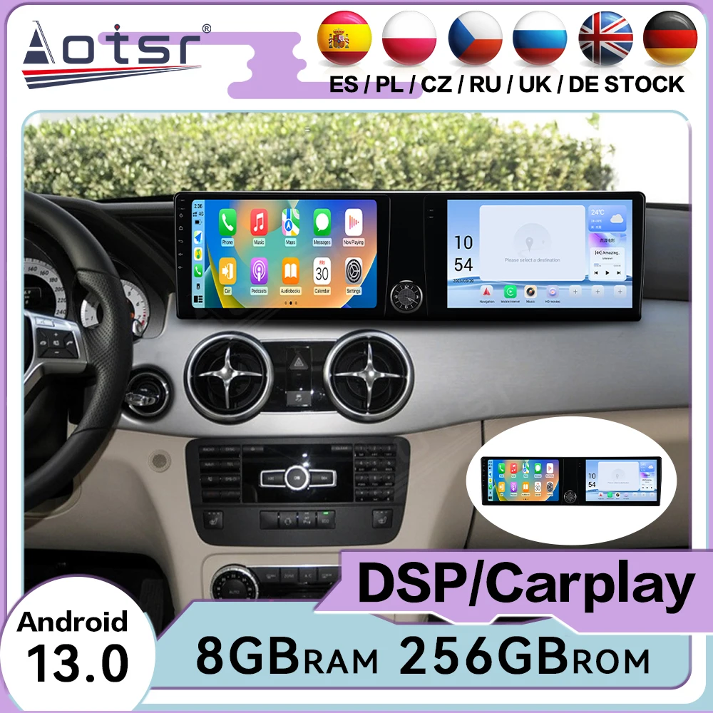 

Multi-system Switching Multimedia Receiver Android Auto For Benz GLK 2013~2015 GPS Navigation Stereo Car Radio IPS Head Unit