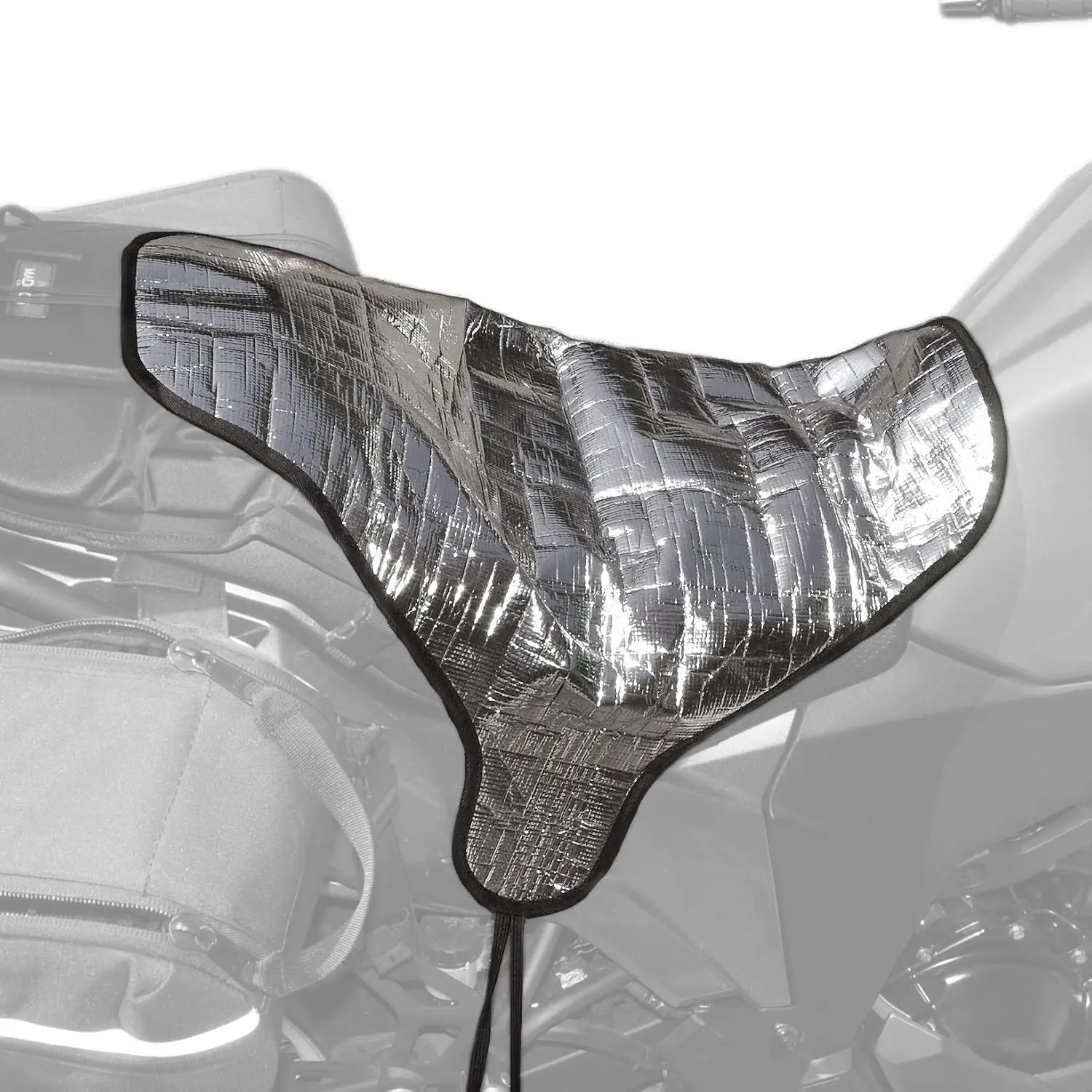 Reflective Motorcycle Seat Cover Waterproof and Light Resistant Protection Heat Resistant Shield for a Cooler Motorbike