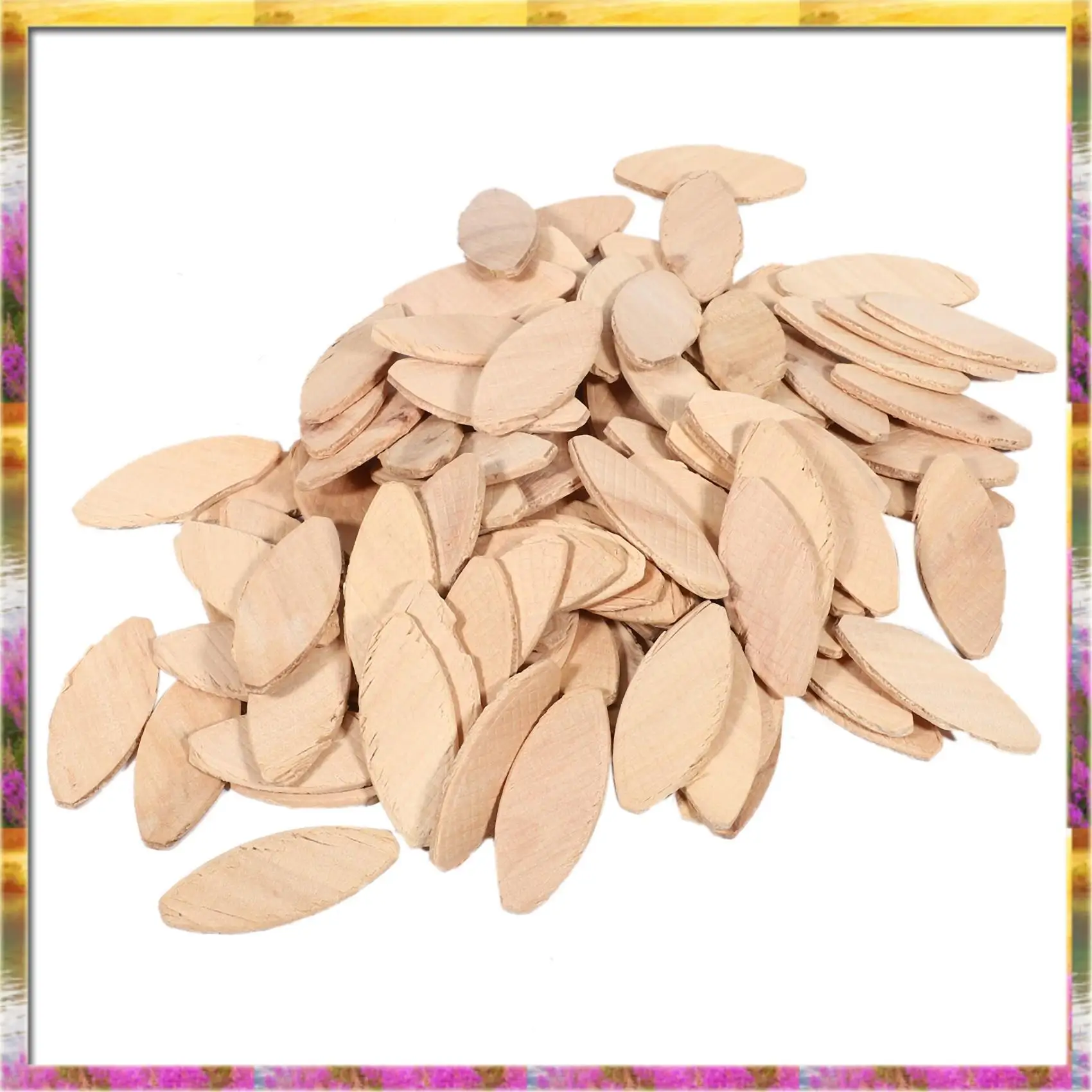 Must Have 100Pcs No.20  Assorted Wood Biscuits For Tenon Machine Woodworking Biscuit Jointer