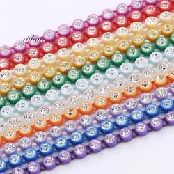 SS8 plastikowe Rhinestone Banding tworzenie biżuterii akcesoria 10 m/lot kryształ Rhinestone wykończenia odzieży akcesoria