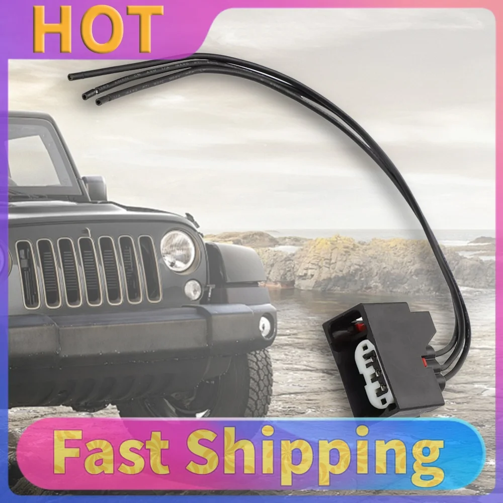 Front Turn Signal Connector W/ Tube Replace 68065016AB Compatible with for Wrangler JK 2007-2018
