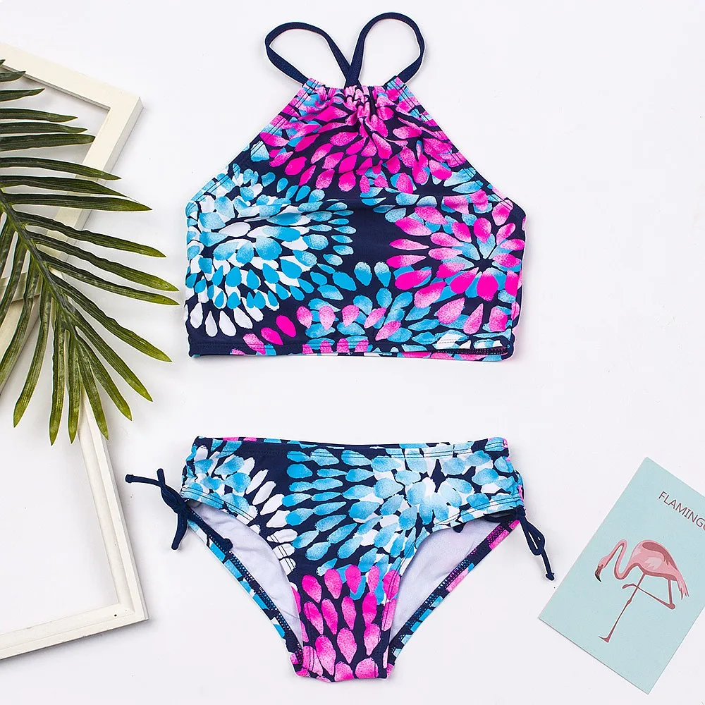 

Multi Color Children Girls Kids Bikini Set 2026 Summer Swimwear Swimsuit Baby Infantil Swimming Suit