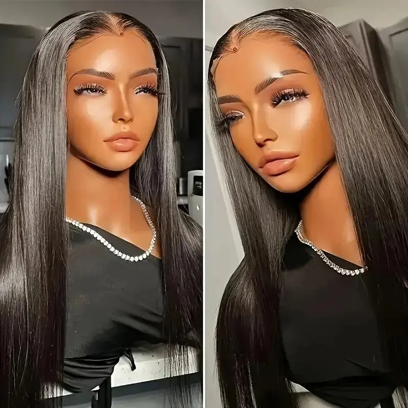 Rosabeauty 30 40 Inch 13x6 Human Hair 13X4 Frontal 5X5 Glueless Ready to Wear Wigs 250% For Women Straight Lace Front Wig