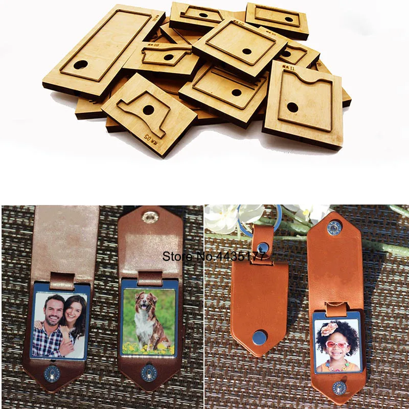 Japan Steel Blade Leather Cutting Die Photo Key Chain Leather photo frame Leather Cut Mold Key ring buckle Punch Tool